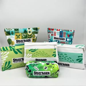 Pochette personalizzata ALL OVER - Canvas RPET - personalizzabile con logo