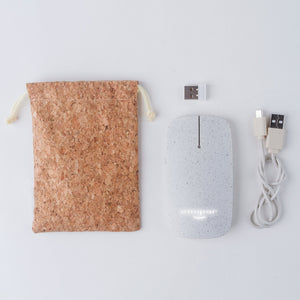 Pokket Wireless Mouse natural - personalizzabile con logo