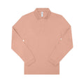 Polo 210 manica lunga Uomo beige / S - personalizzabile con logo