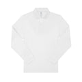 Polo 210 manica lunga Uomo bianco / S - personalizzabile con logo