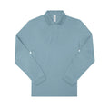 Polo 210 manica lunga Uomo blu / S - personalizzabile con logo