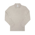 Polo 210 manica lunga Uomo heather grey fog / S - personalizzabile con logo