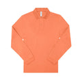 Polo 210 manica lunga Uomo rosso / S - personalizzabile con logo