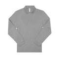 Polo 210 manica lunga Uomo sport grey / S - personalizzabile con logo