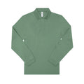 Polo 210 manica lunga Uomo verde / S - personalizzabile con logo