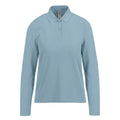 Polo 210 maniche lunghe Donna blu / XS - personalizzabile con logo