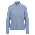 Polo 210 maniche lunghe Donna heather blue / XS - personalizzabile con logo