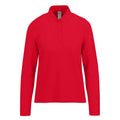Polo 210 maniche lunghe Donna red / XS - personalizzabile con logo
