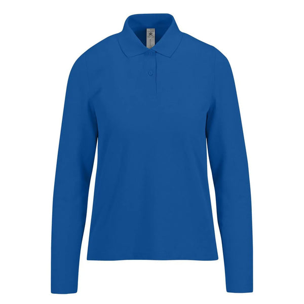 Polo 210 maniche lunghe Donna royal / XS - personalizzabile con logo