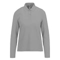 Polo 210 maniche lunghe Donna sport grey / XS - personalizzabile con logo