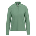 Polo 210 maniche lunghe Donna verde / XS - personalizzabile con logo