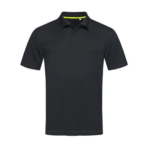 Polo Active 140 nero / S - personalizzabile con logo