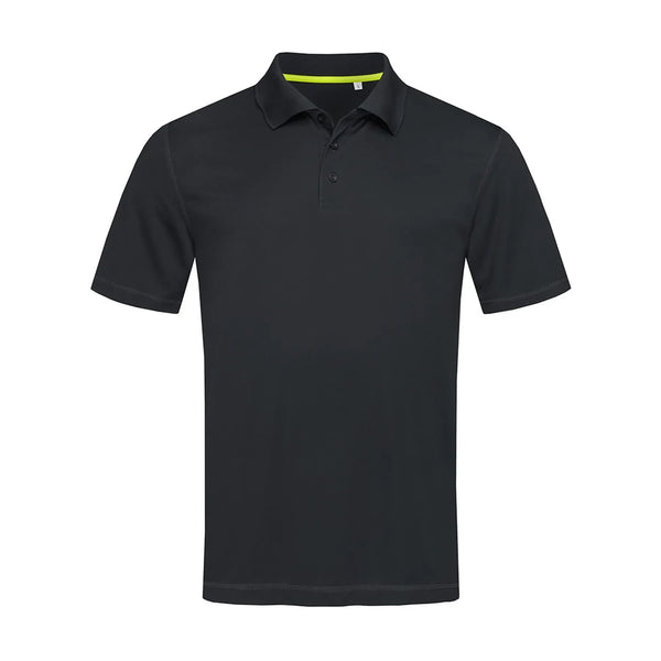 Polo Active 140 nero / S - personalizzabile con logo
