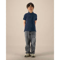Polo Bambino Iconic Mini Sprinter blu navy / 12-13/152-158cm - personalizzabile con logo