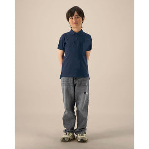 Polo Bambino Iconic Mini Sprinter blu navy / 12-13/152-158cm - personalizzabile con logo