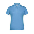 Polo Basic Lady azzurro / XS - personalizzabile con logo