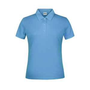 Polo Basic Lady azzurro / XS - personalizzabile con logo