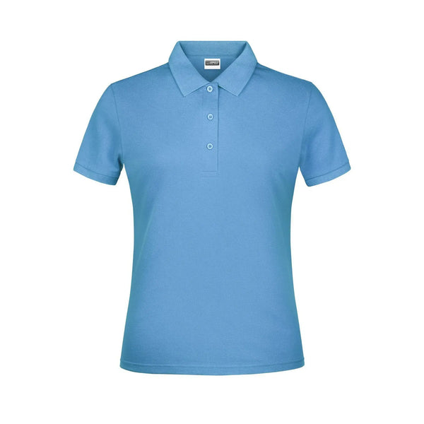 Polo Basic Lady azzurro / XS - personalizzabile con logo