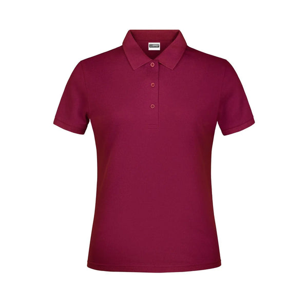 Polo Basic Lady bordeaux / XS - personalizzabile con logo