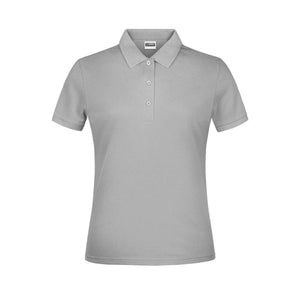 Polo Basic Lady grigio / XS - personalizzabile con logo