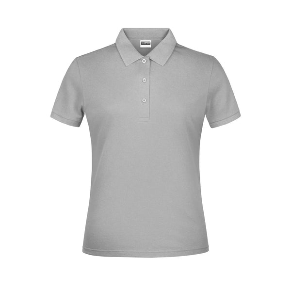 Polo Basic Lady grigio / XS - personalizzabile con logo