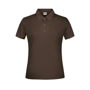 Polo Basic Lady marrone / XS - personalizzabile con logo