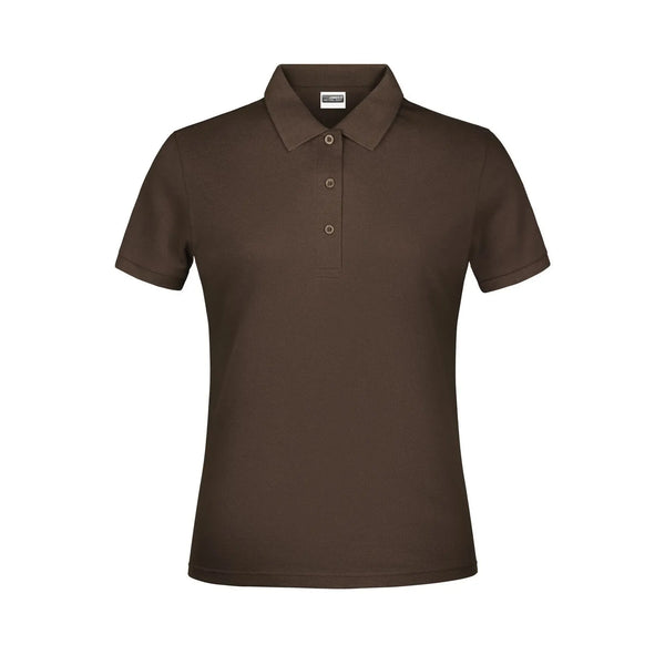 Polo Basic Lady marrone / XS - personalizzabile con logo