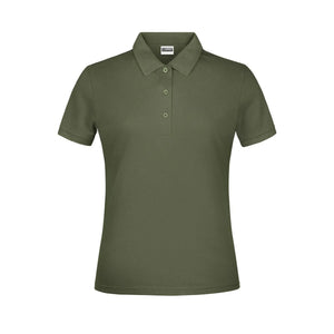 Polo Basic Lady olive / XS - personalizzabile con logo