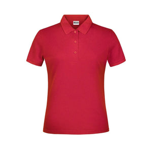 Polo Basic Lady rosso / XS - personalizzabile con logo