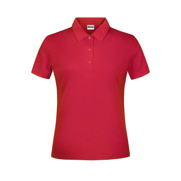 Polo Basic Lady rosso / XS - personalizzabile con logo