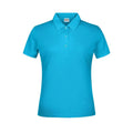 Polo Basic Lady turquoise / XS - personalizzabile con logo