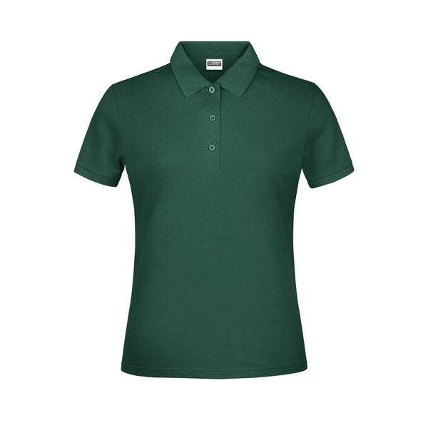 Polo Basic Lady verde / XS - personalizzabile con logo