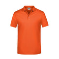 Polo Basic Man arancione / S - personalizzabile con logo