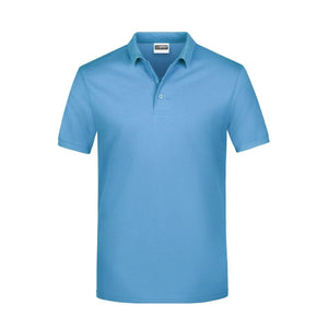 Polo Basic Man azzurro / S - personalizzabile con logo