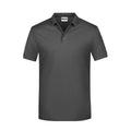 Polo Basic Man graphite / S - personalizzabile con logo