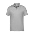 Polo Basic Man grey-heather / S - personalizzabile con logo