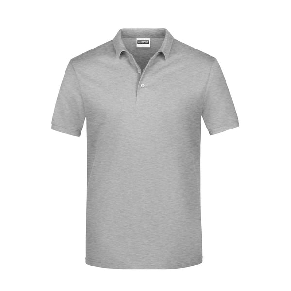 Polo Basic Man grey-heather / S - personalizzabile con logo