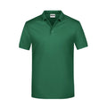 Polo Basic Man irish-green / S - personalizzabile con logo