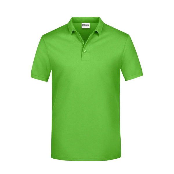 Polo Basic Man lime-green / S - personalizzabile con logo