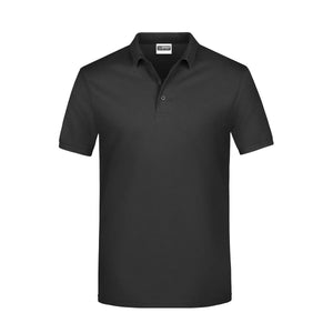Polo Basic Man nero / S - personalizzabile con logo