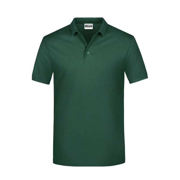 Polo Basic Man verde / S - personalizzabile con logo
