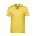 Polo Basic Man yellow / S - personalizzabile con logo