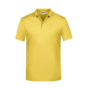 Polo Basic Man yellow / S - personalizzabile con logo