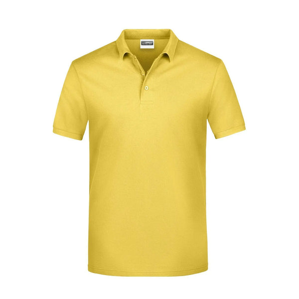 Polo Basic Man yellow / S - personalizzabile con logo