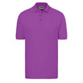 Polo Classic In Cotone purple / S - personalizzabile con logo
