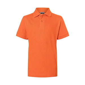 Polo Classic Junior arancione / XS - personalizzabile con logo