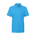 Polo Classic Junior azzurro / XS - personalizzabile con logo