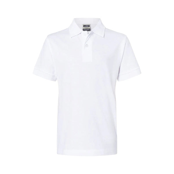 Polo Classic Junior bianco / XS - personalizzabile con logo