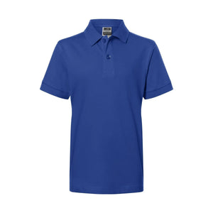 Polo Classic Junior blu / XS - personalizzabile con logo