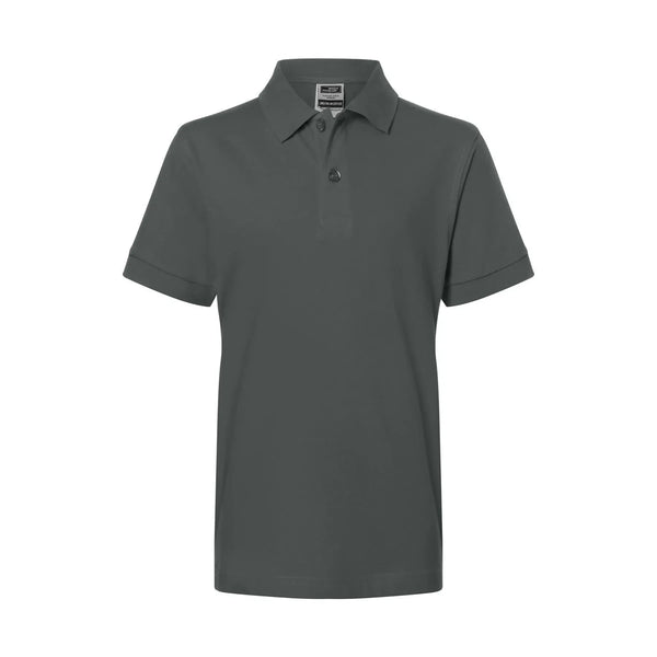 Polo Classic Junior graphite / XS - personalizzabile con logo